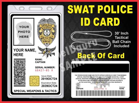 smart card id badge righter|police id badge checklist.